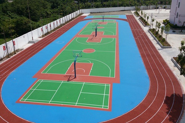 泰州硅PU籃球場(chǎng)
